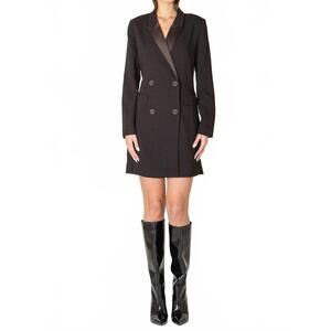 NEW DEX blazer mini dress in black